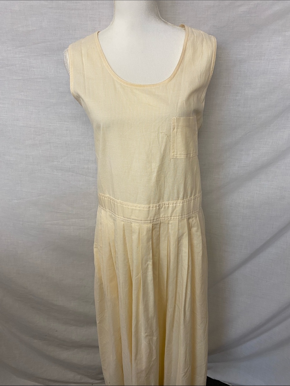 Together Soft Cream Sleeveless Maxi Dress